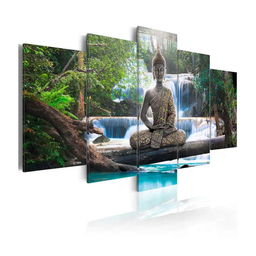 Tavla Arkiio Buddha And Waterfall