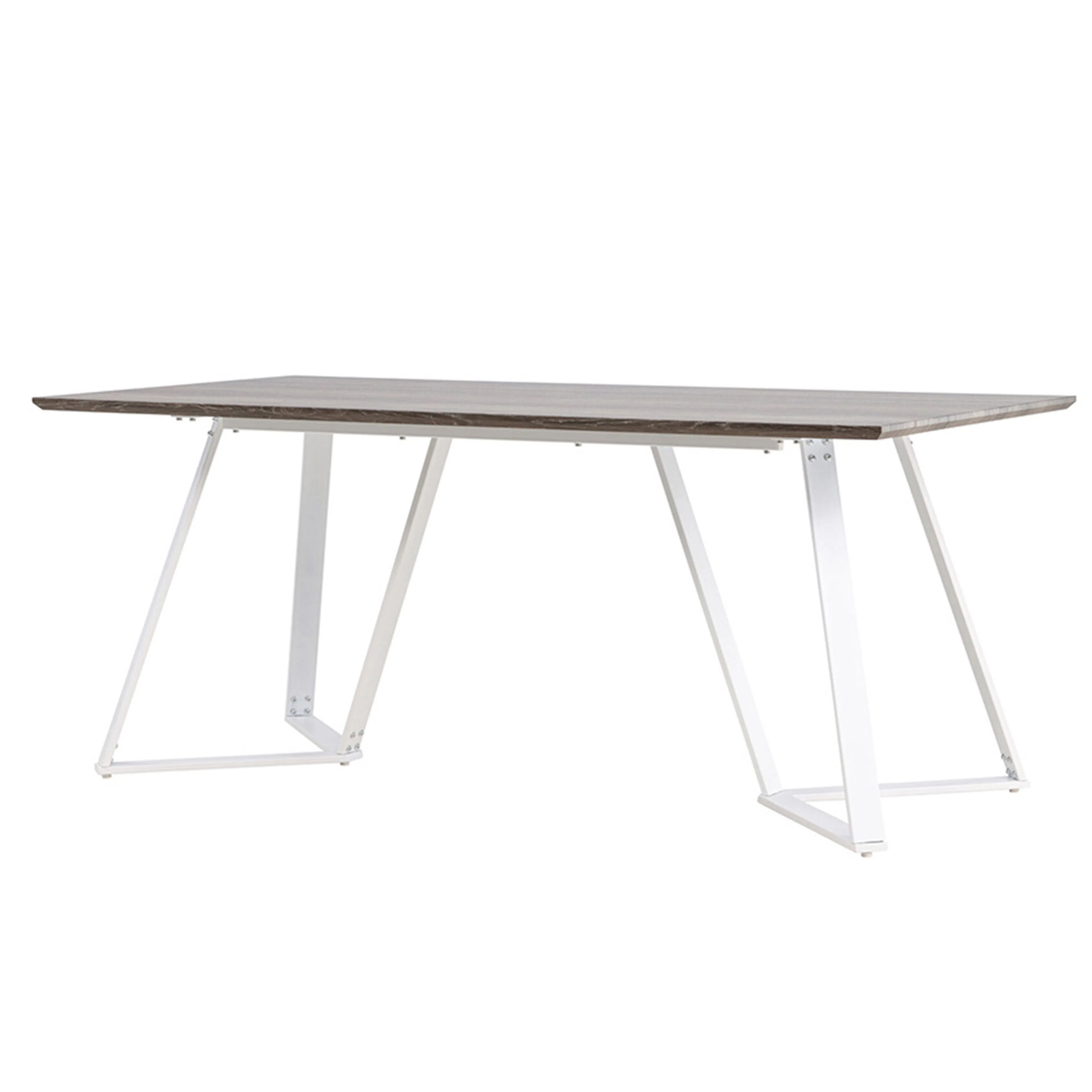 Marina Dining Table - Grey "oak" / White Legs Grå/Vit