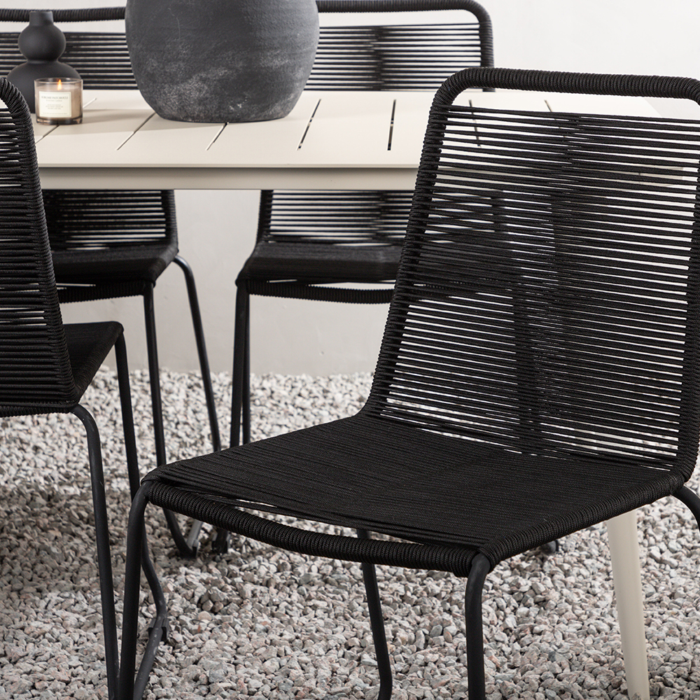 Matgrupp Venture Home Lina med 6 Lindos Stolar