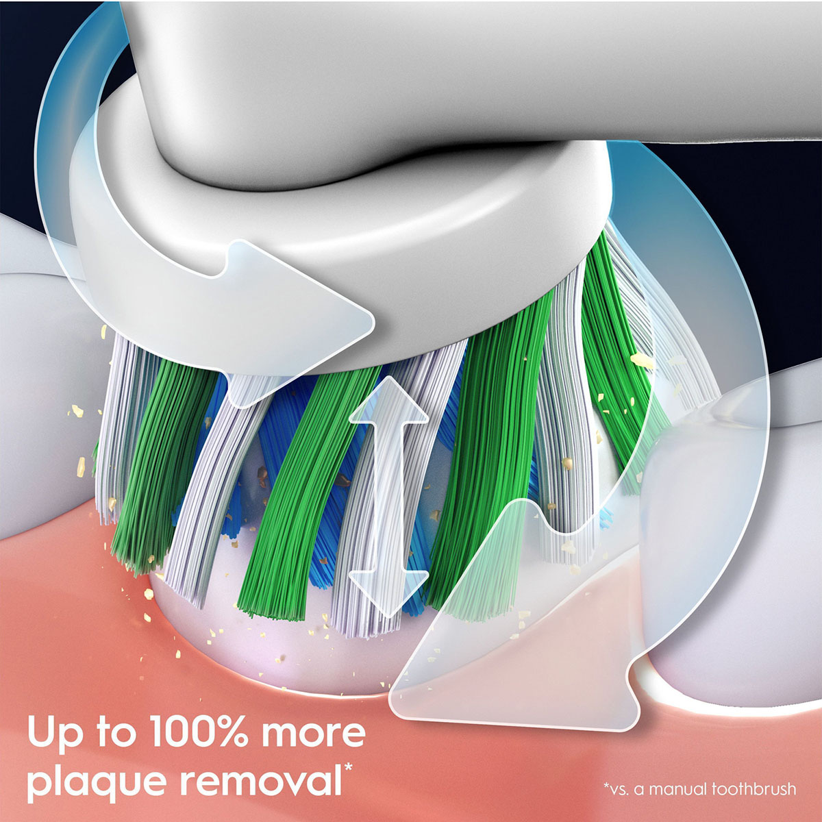 Eltandborste Oral-B Pro3 + Extra Refill + TC