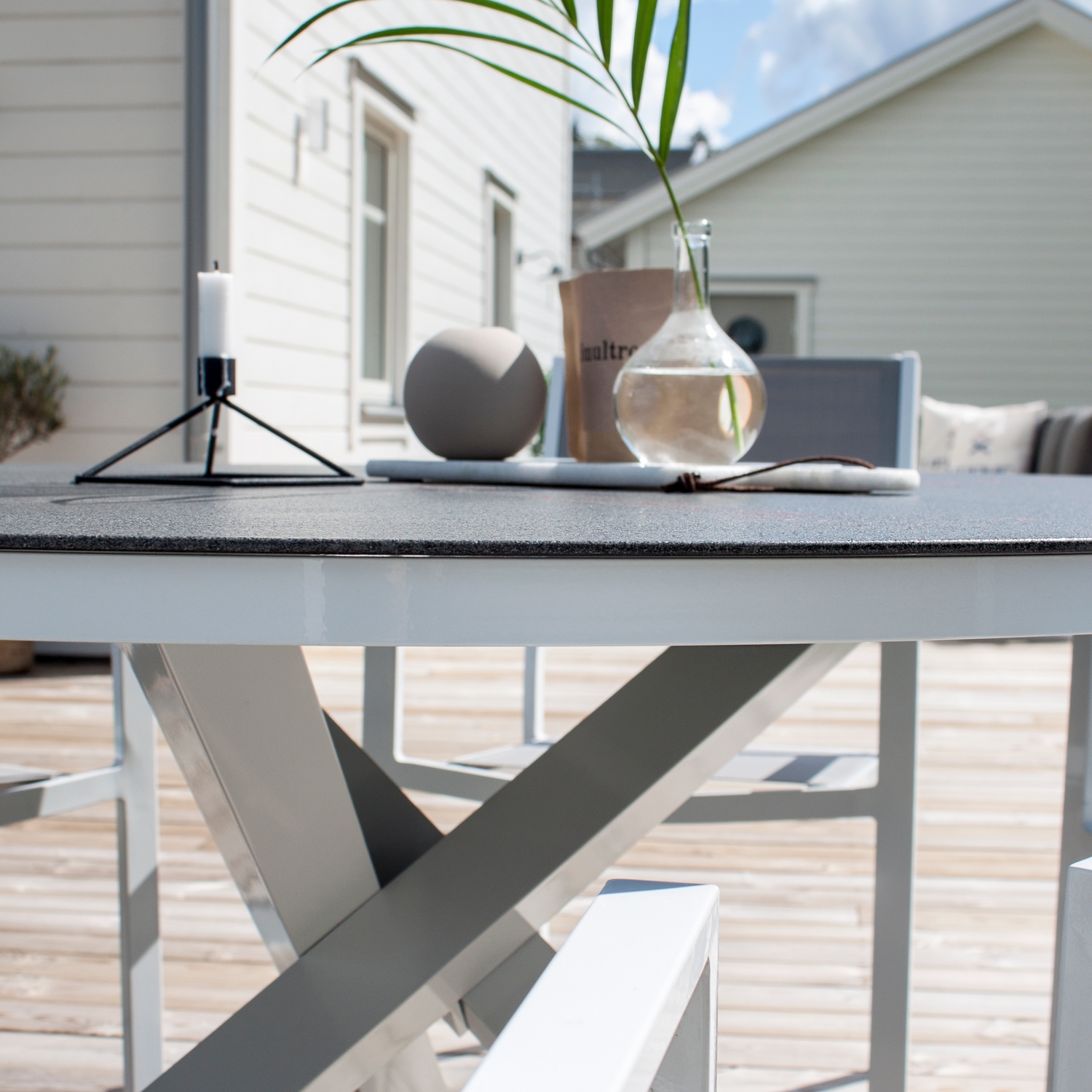Matgrupp Venture Home Copacabana med 6 Copacabana Karmstolar