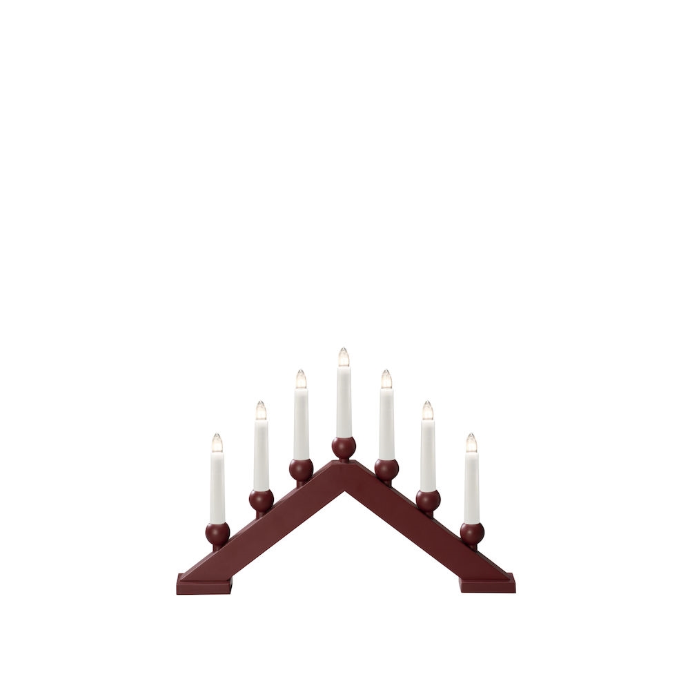 Adventsljusstake Gnosjö Konstsmide 7 Ljus Trä