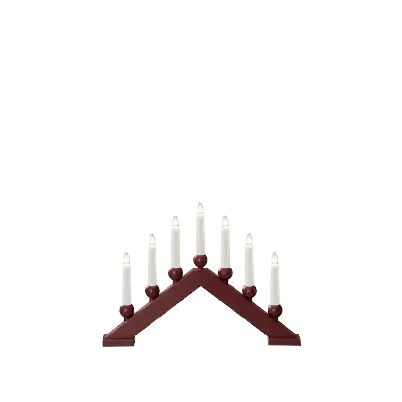 Adventsljusstake Gnosjö Konstsmide 7 Ljus Trä