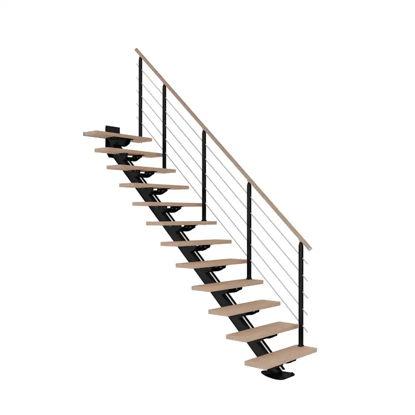 Spartrappa Dolle Sydney Ek Vit-Oljad Rak Design