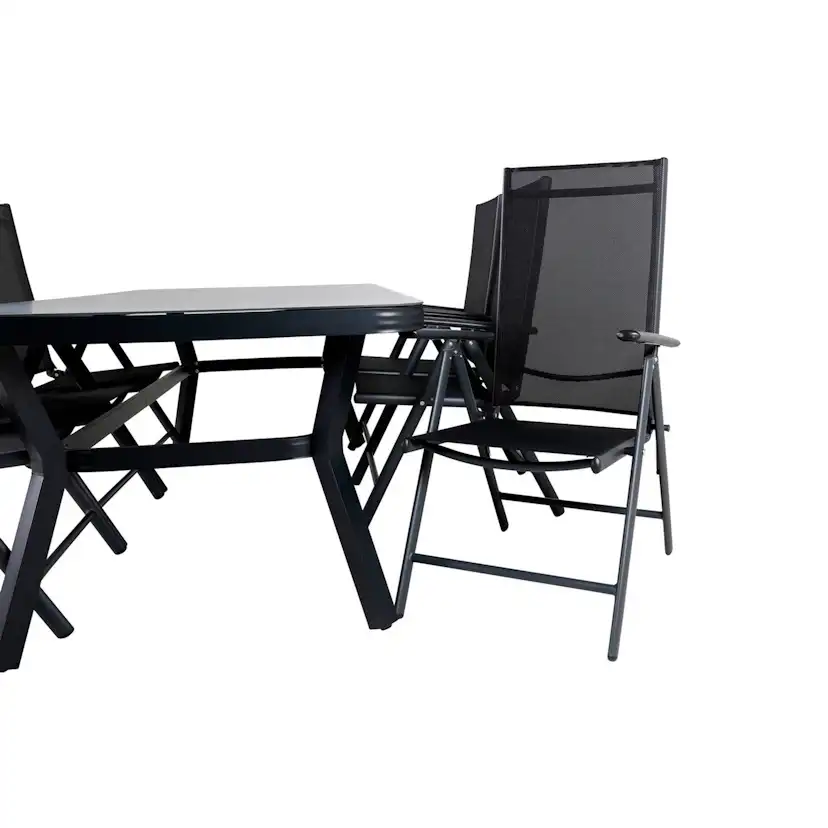Matgrupp Venture Home Virya Matgrupp Utomhus 200cm med 6 Break Positionsstolar
