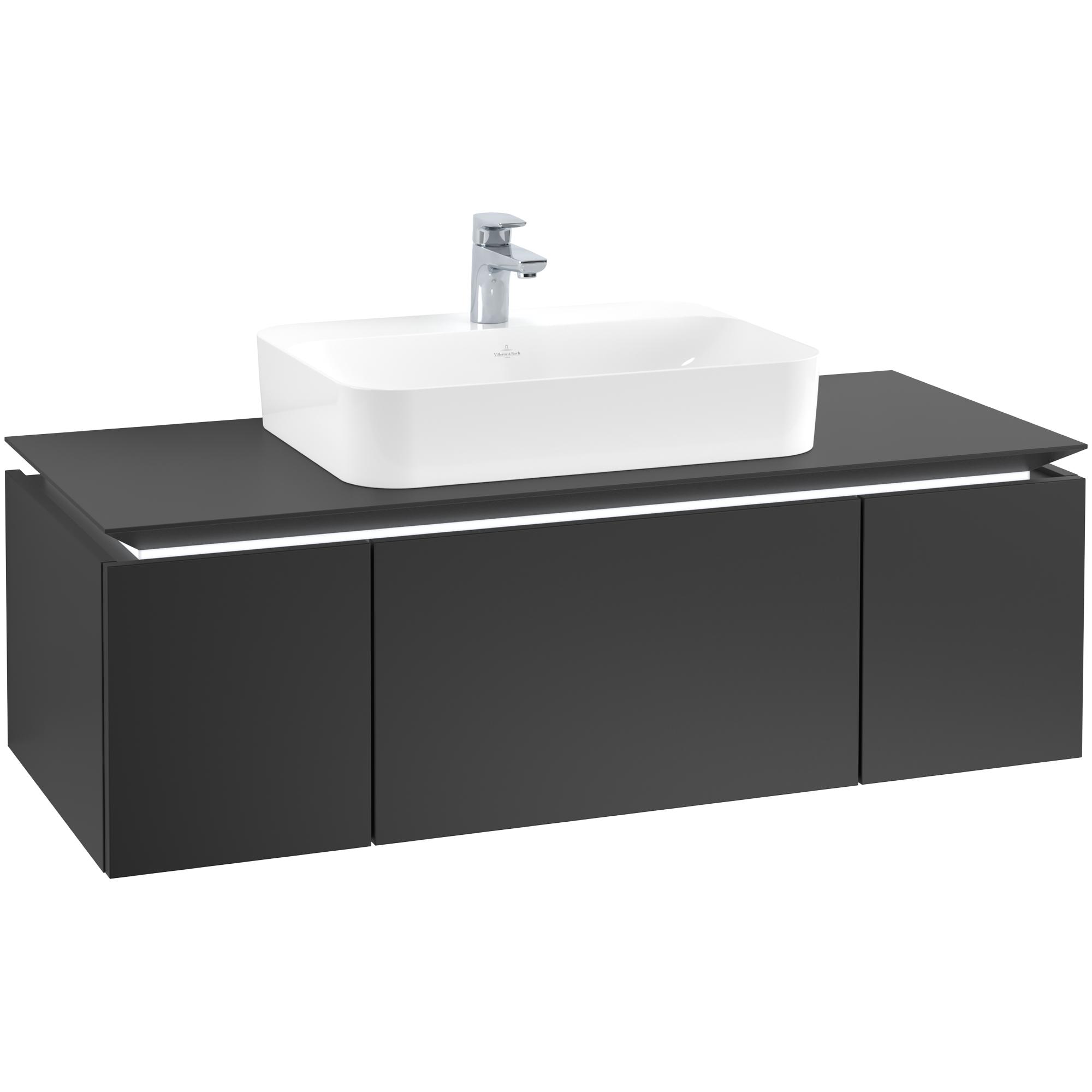 Tvättställsskåp Villeroy & Boch Legato Kompakt med 3 Lådor för Ytmonterat Tvättställ från Finion & Memento
