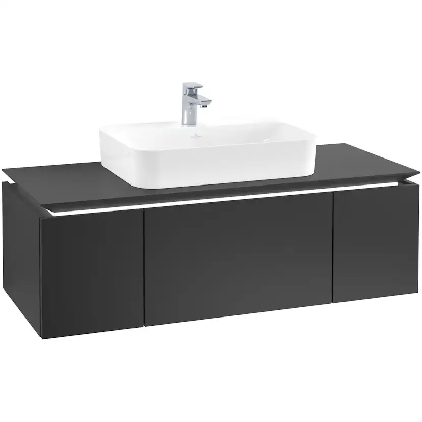 Tvättställsskåp Villeroy & Boch Legato Kompakt med 3 Lådor för Ytmonterat Tvättställ från Finion & Memento