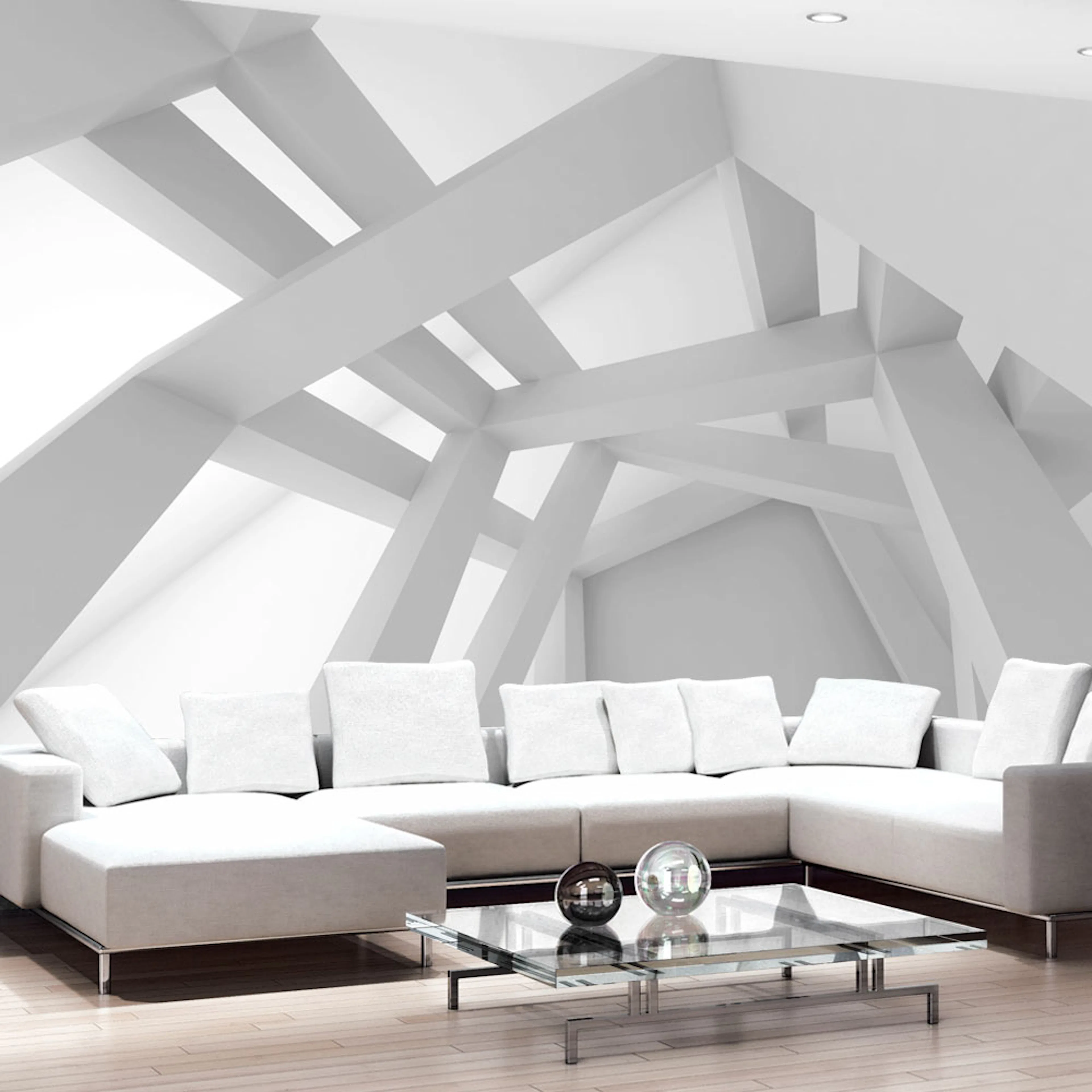 Fototapet Arkiio White Construction