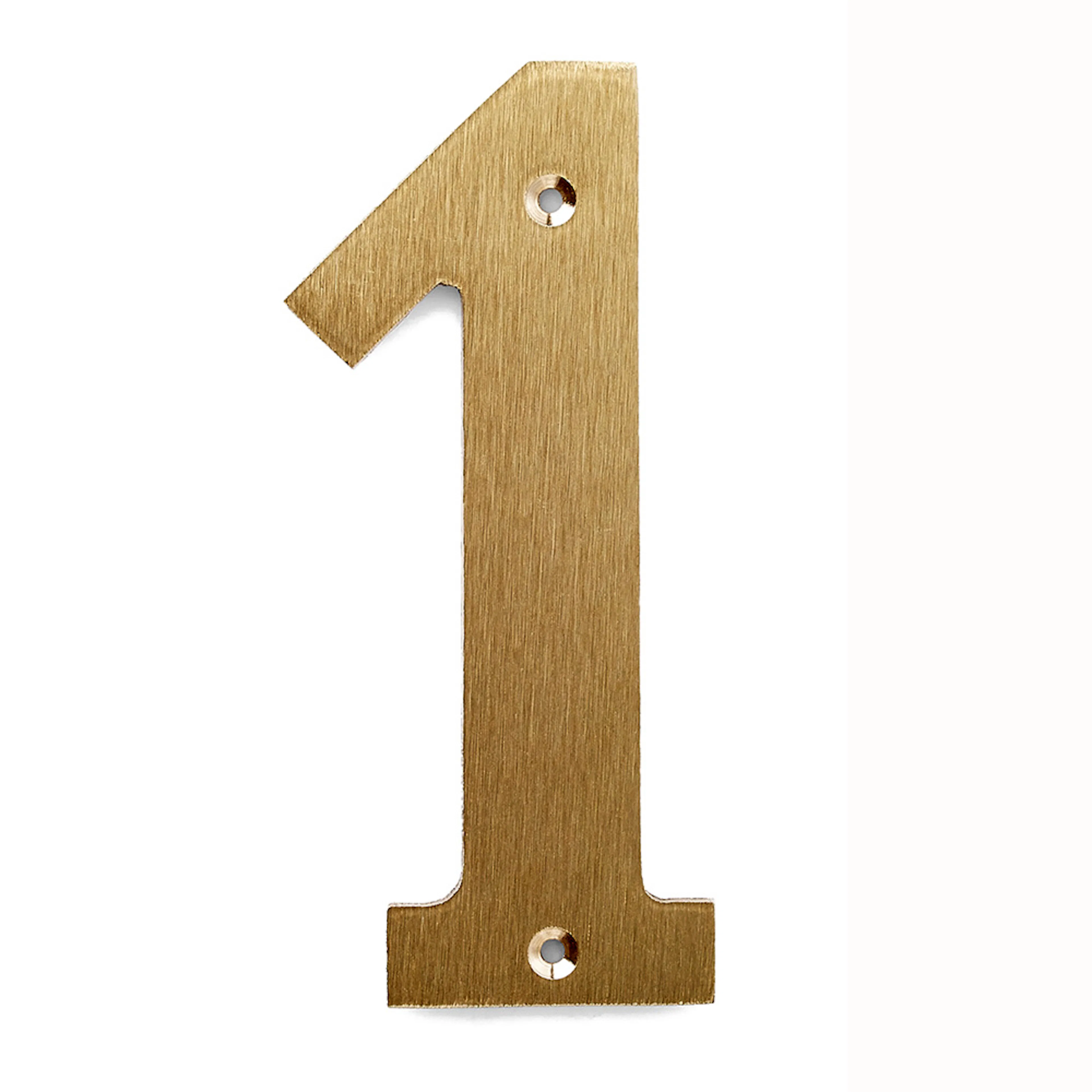 Husnummer Habo 570 Matt Mässing