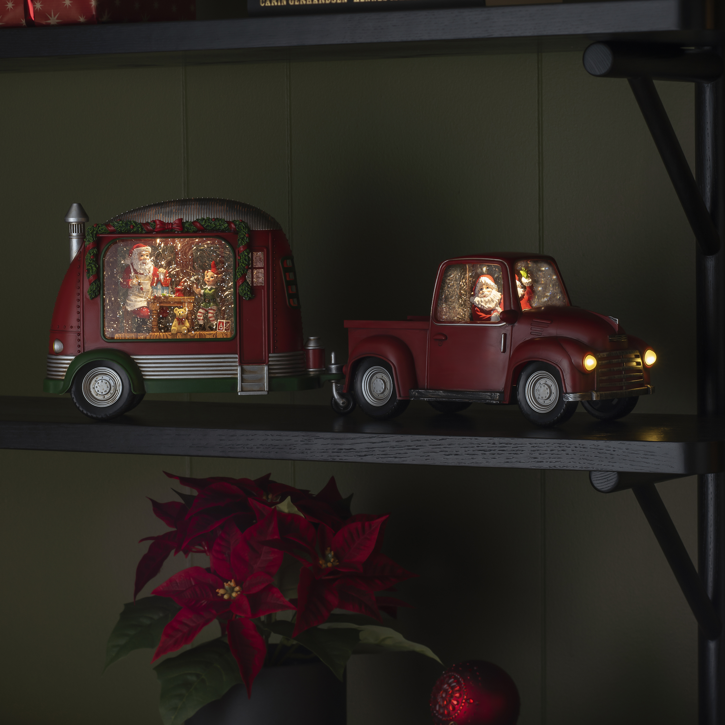 Dekorationsbelysning Gnosjö Konstsmide Pick-up med Tomte