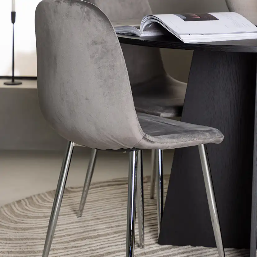 Matgrupp Venture Home Bootcut Ø110 cm med 4 st Eva stolar