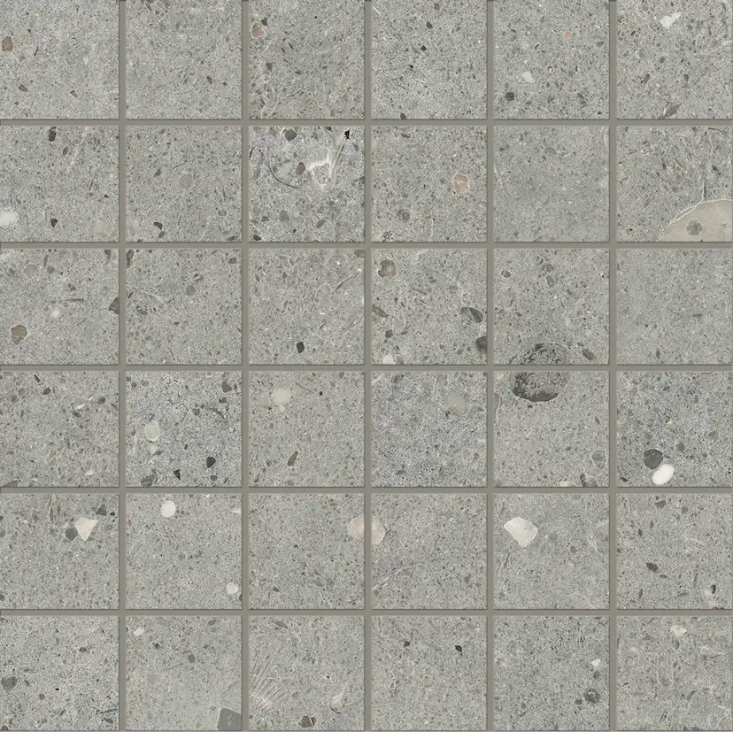 Mosaik Lhådös Slite Grå mosaik 5x5 cm