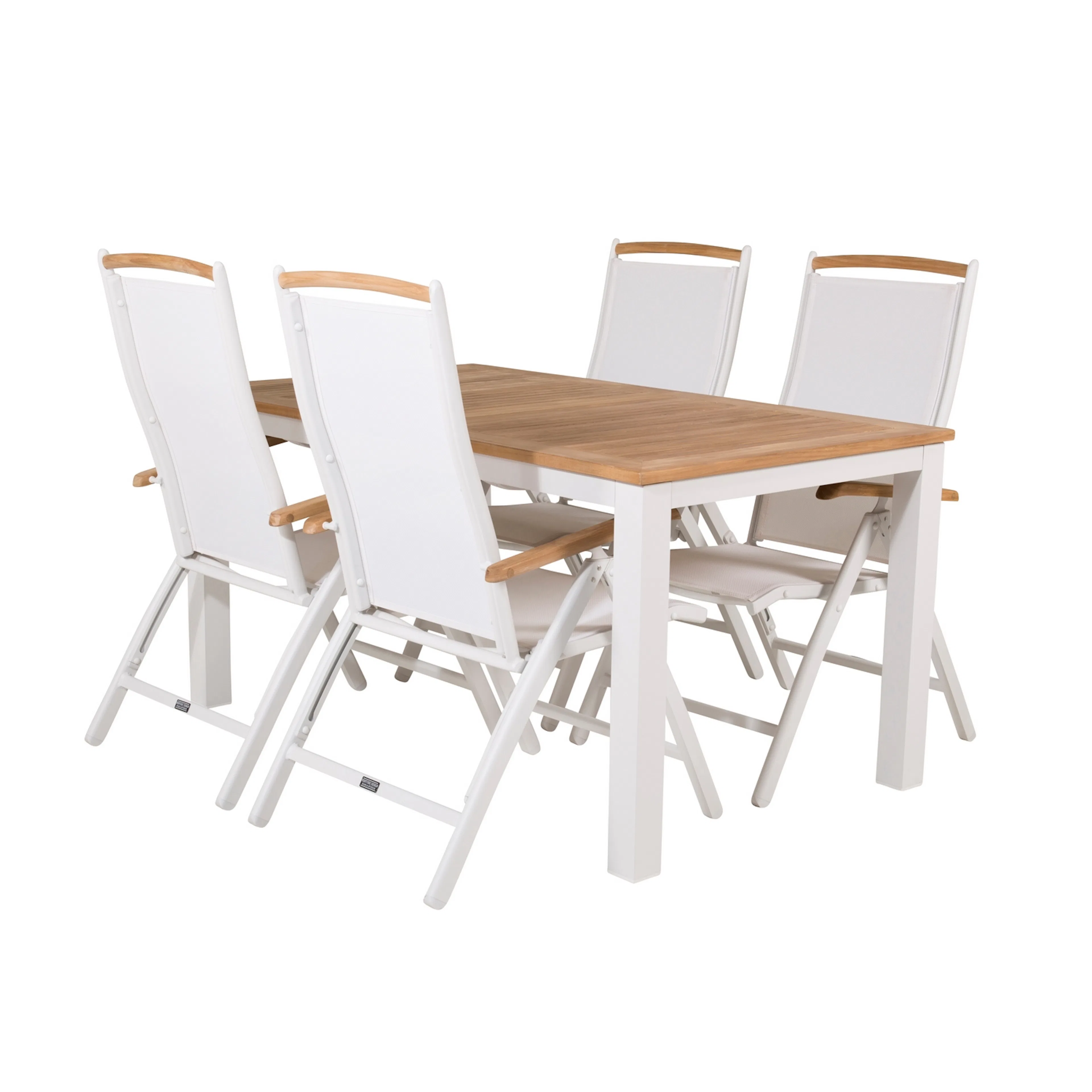 Matgrupp Venture Home Perla 152/210 med 4 Stolar