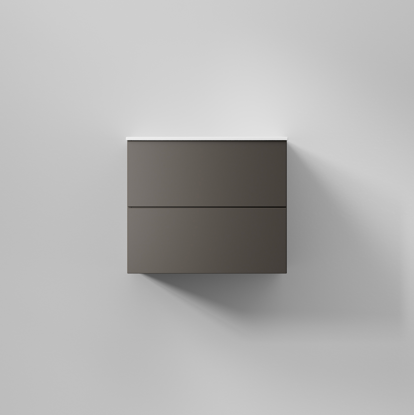 Kommod Core Solid 60 Carbon Grey, 2 Lådor Carbon Grey, 600x454x500 mm