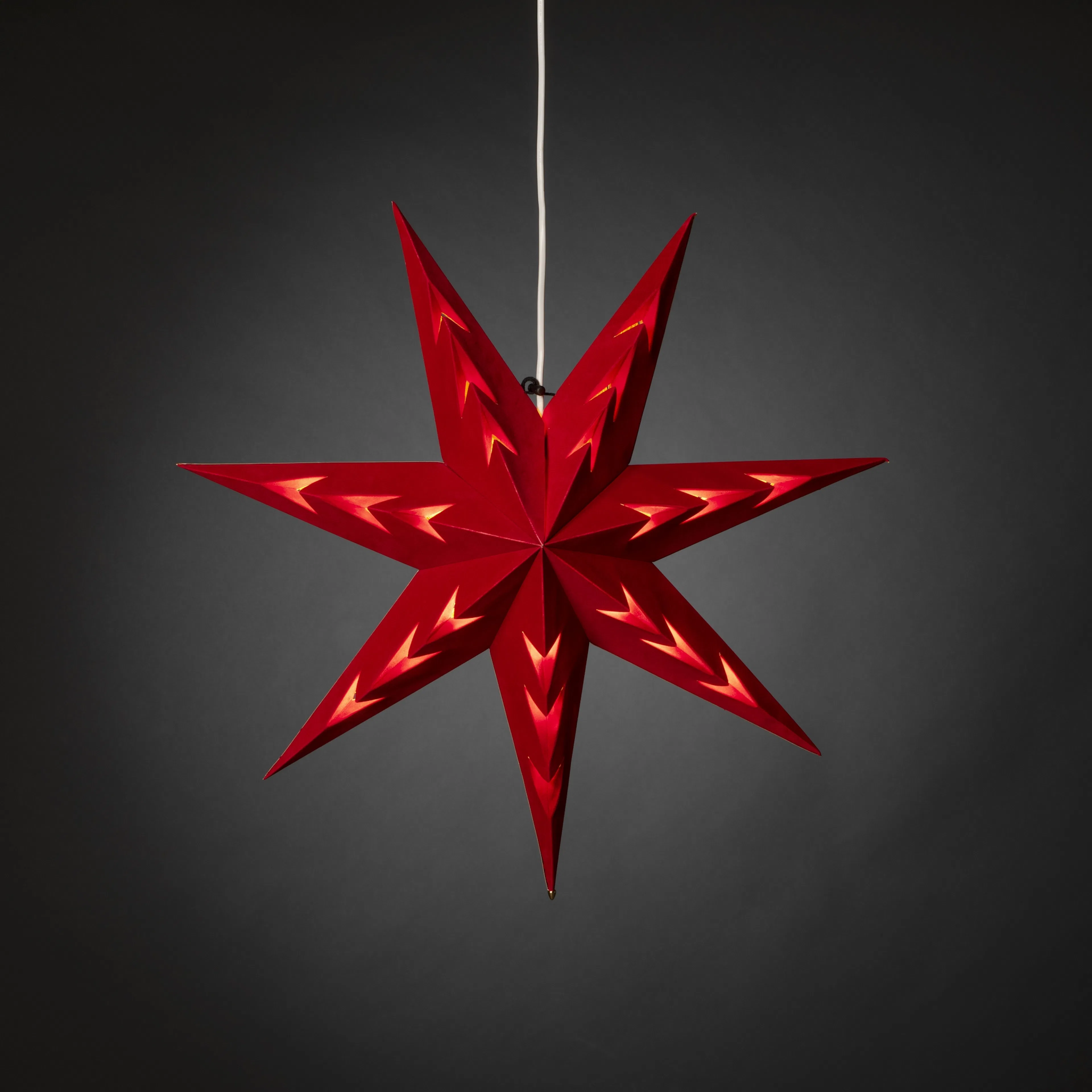 Adventsstjärna Gnosjö Konstsmide 5952 Sammet 60 cm