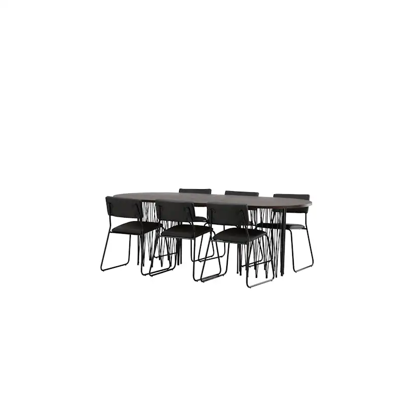 Matgrupp furniture/fashion Stone med 6 Kenth Stolar