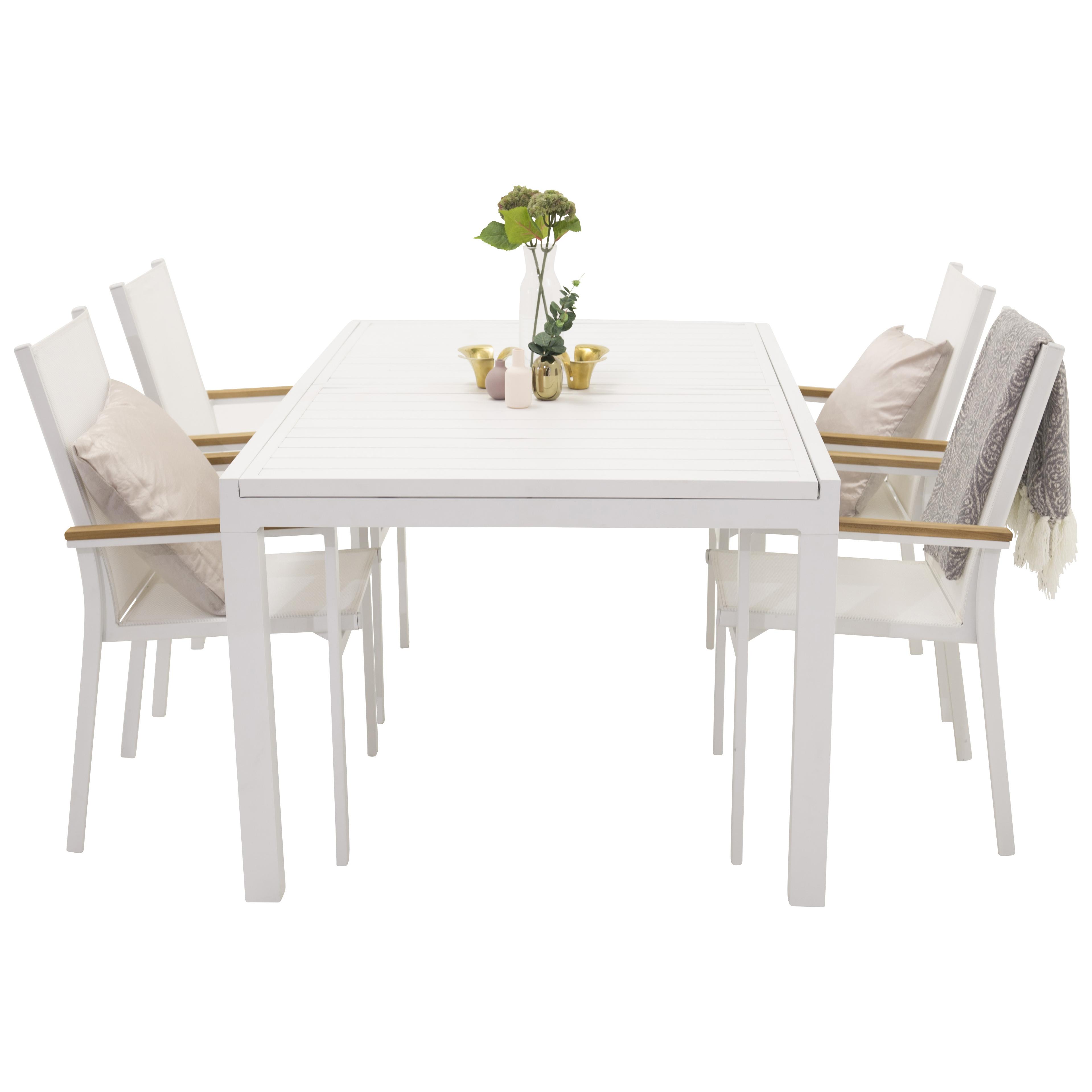 Matgrupp Venture Home Madrid 160/240 med 4 Tilly Stolar