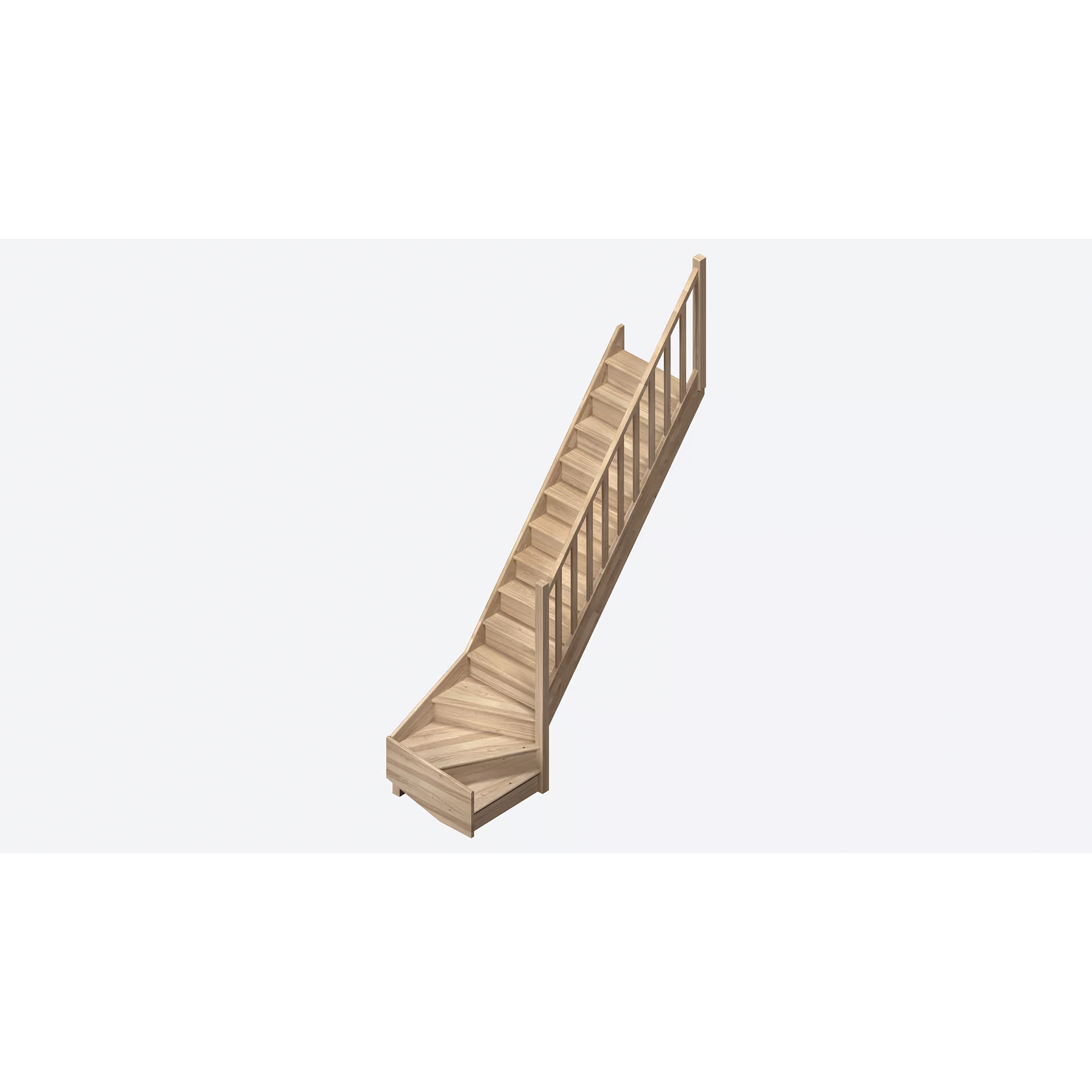 Lofttrappa Byggera Tradi Eco L-form