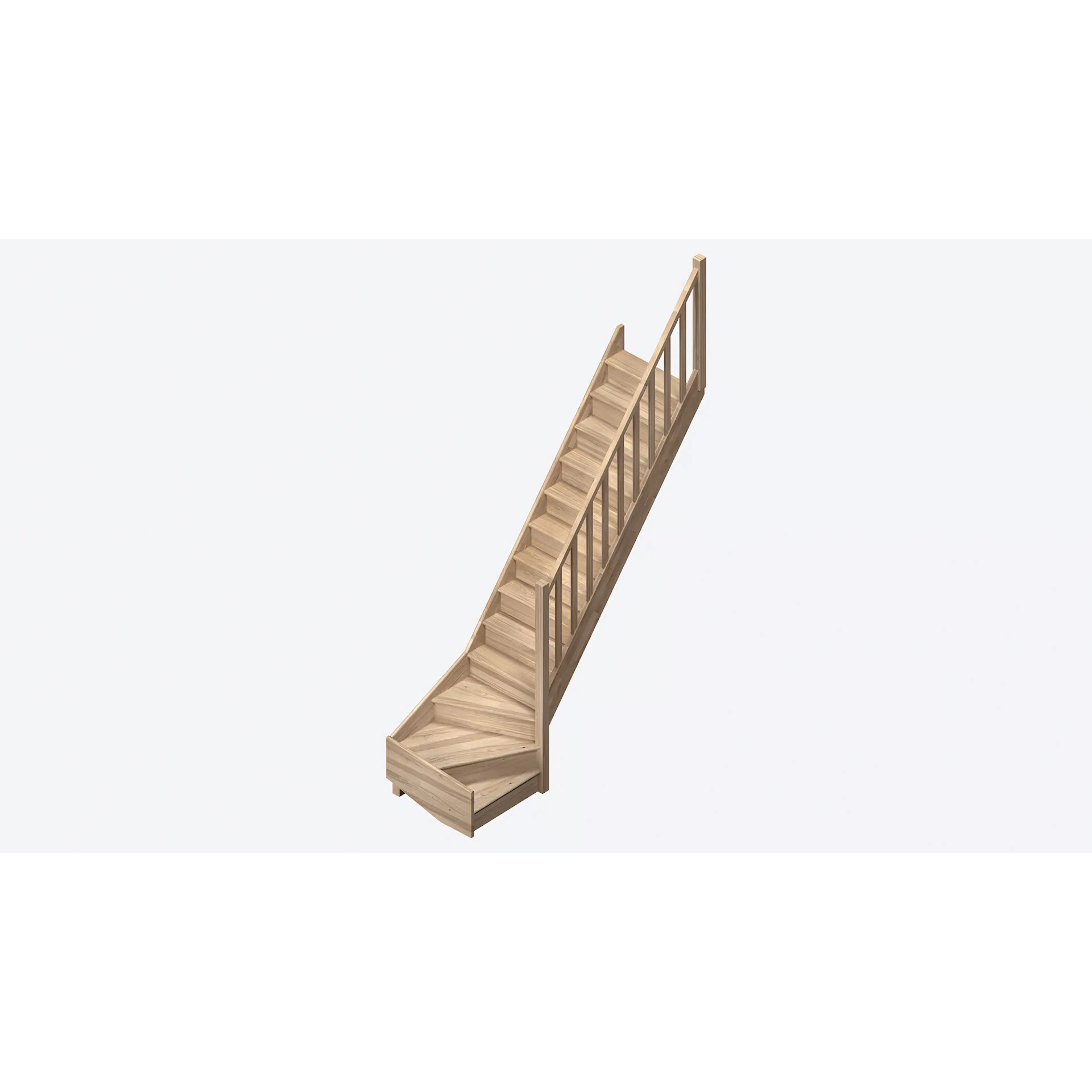 Lofttrappa Byggera Tradi Eco L-form