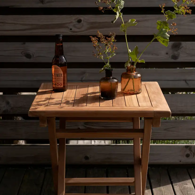 Loungebord Venture Home Kenya Teak 50×50 cm Utomhus