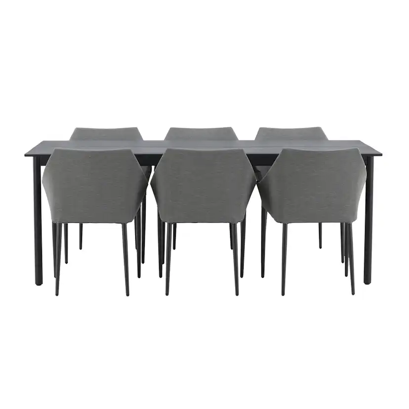 Matgrupp Venture Home Modena 200x100 cm med 6 Spoga Matstolar