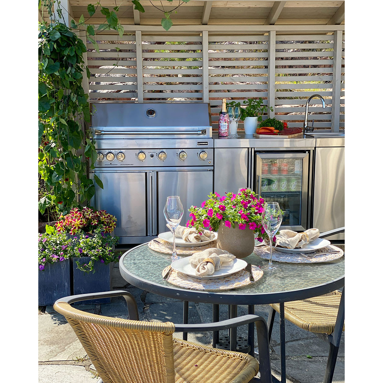 Fristående Gasolgrill Myoutdoorkitchen Classic Line Stainless 304SS med 6 Brännare