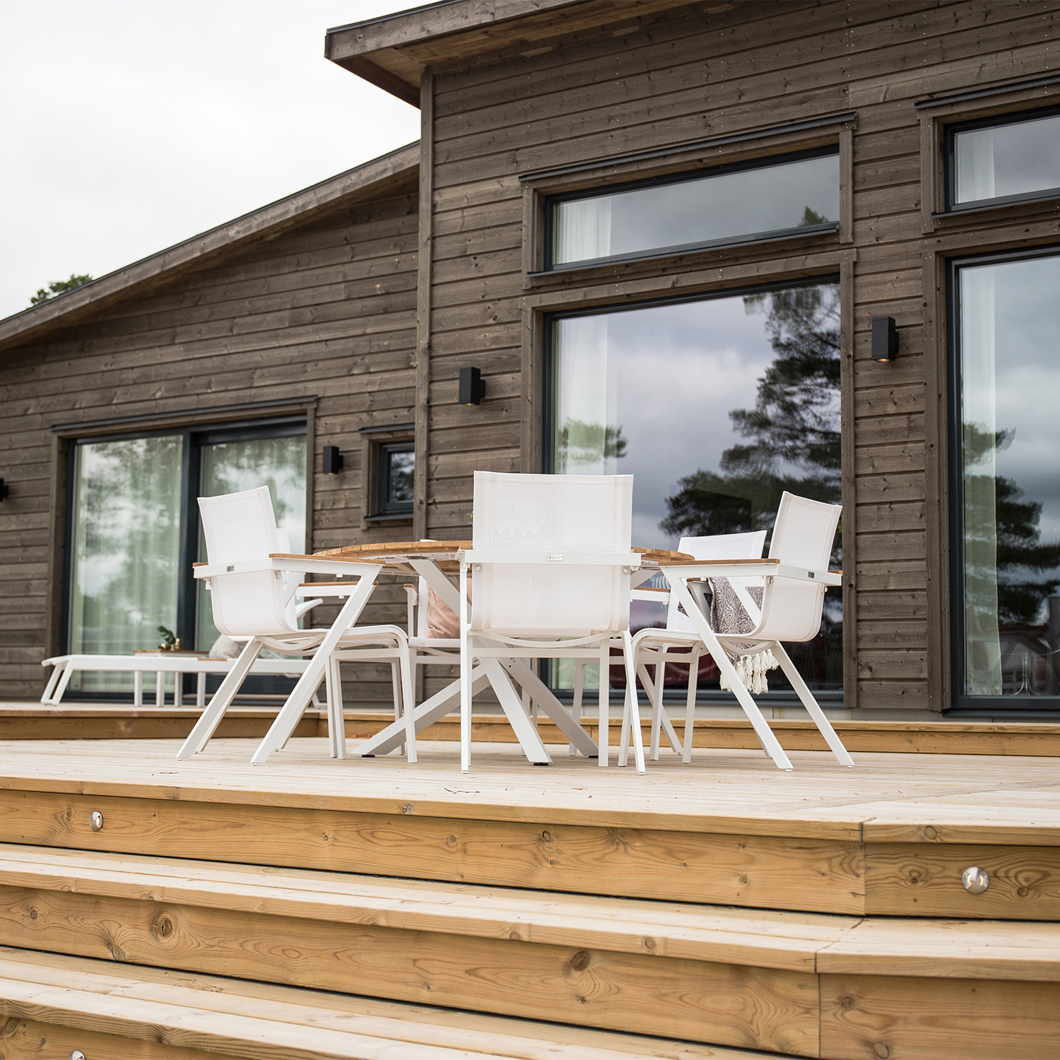 Trädgårdsstol Venture Home Mexico Stapelbar Utomhus