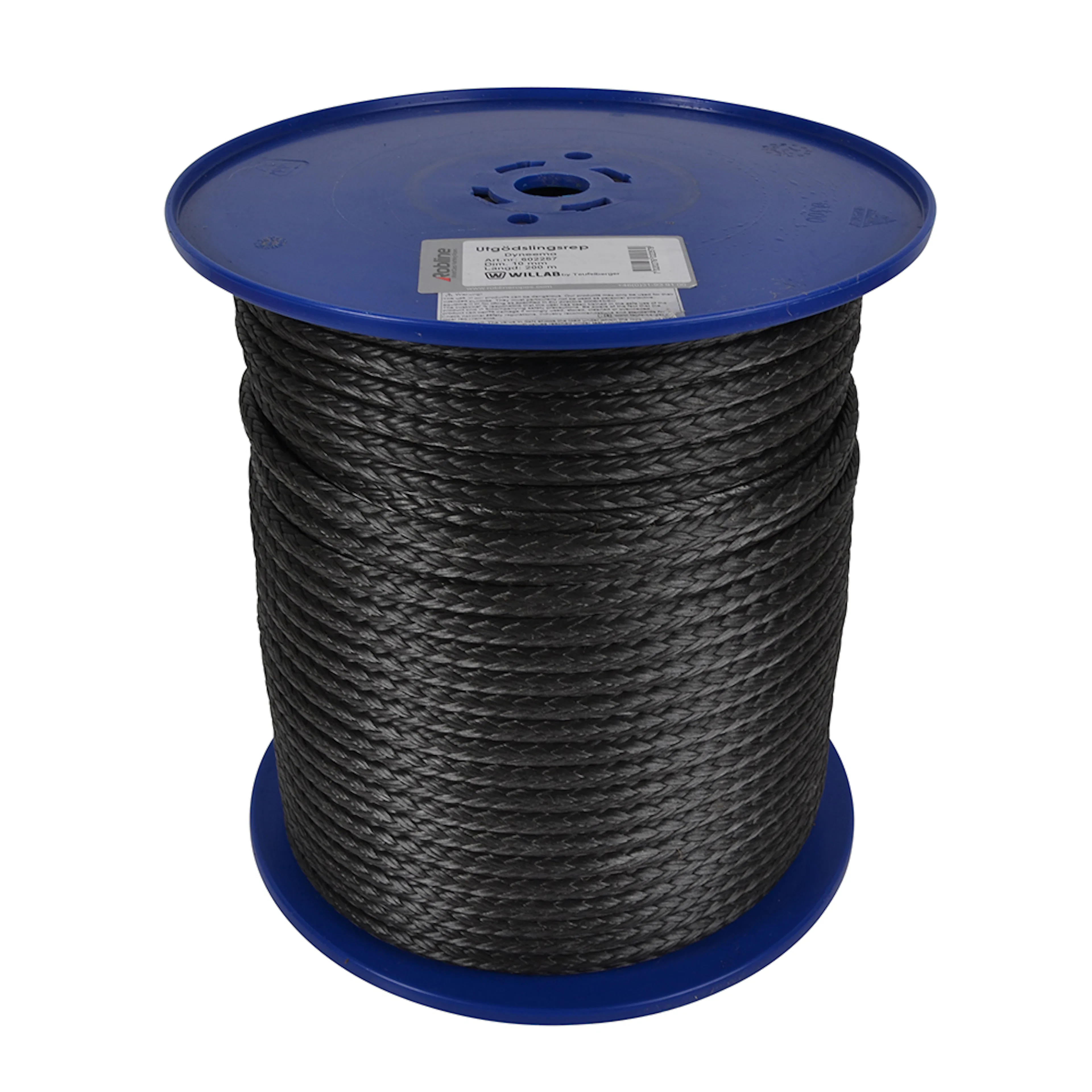 Utgödslingsrep Willab Dyneema 10 mm 200 m/spole
