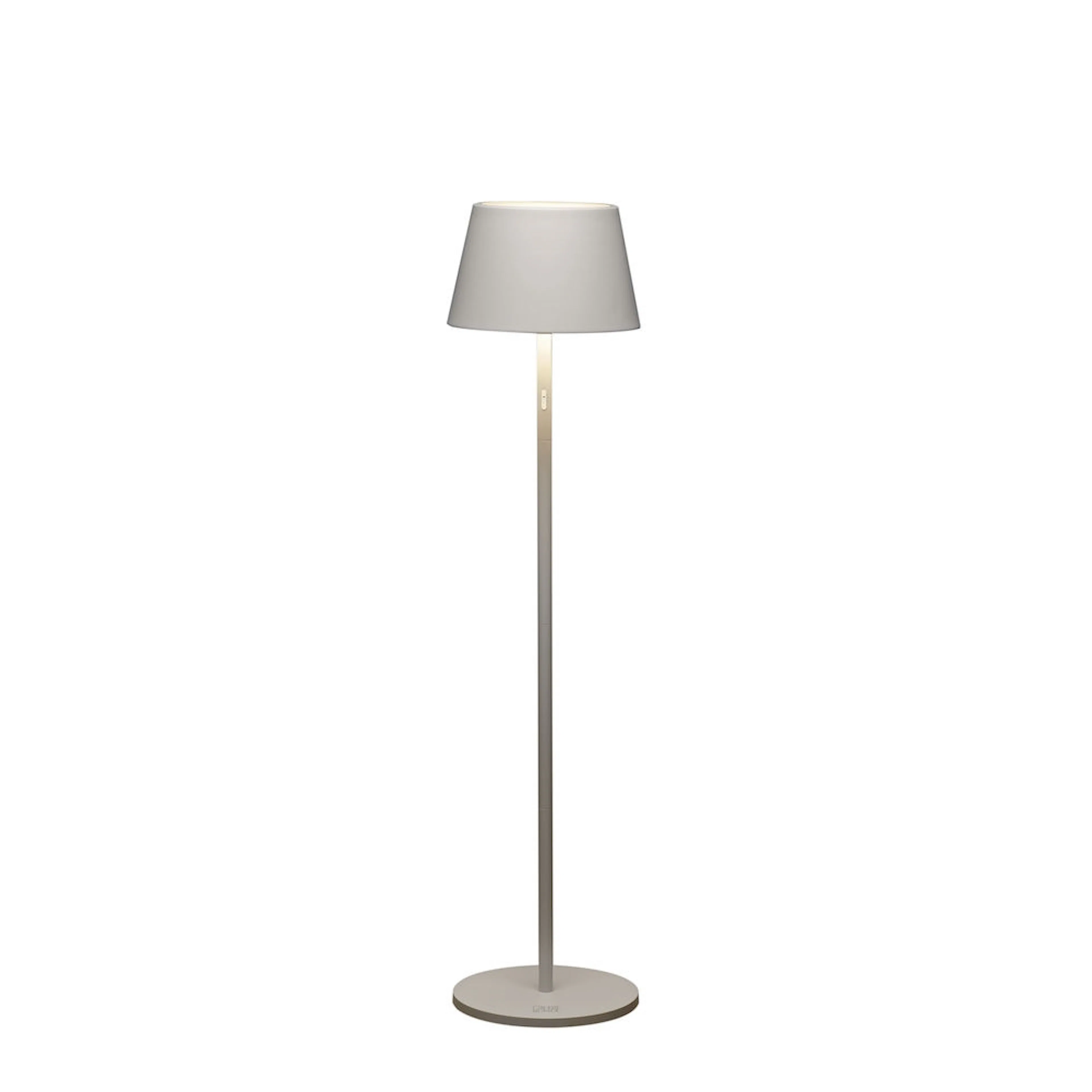 Pomezia golvlampa USB vit Vit