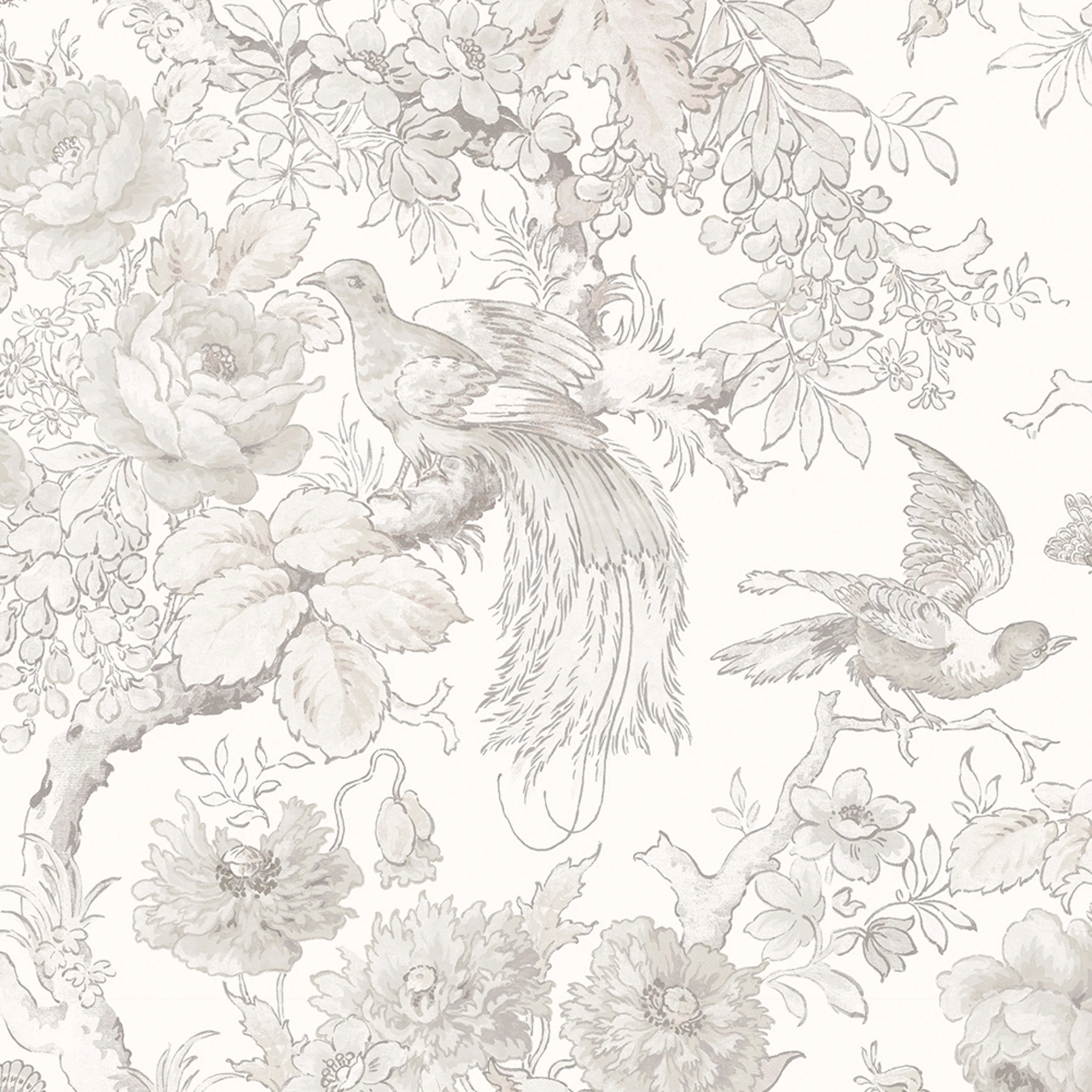 Tapet Laura Ashley Birtle Grå