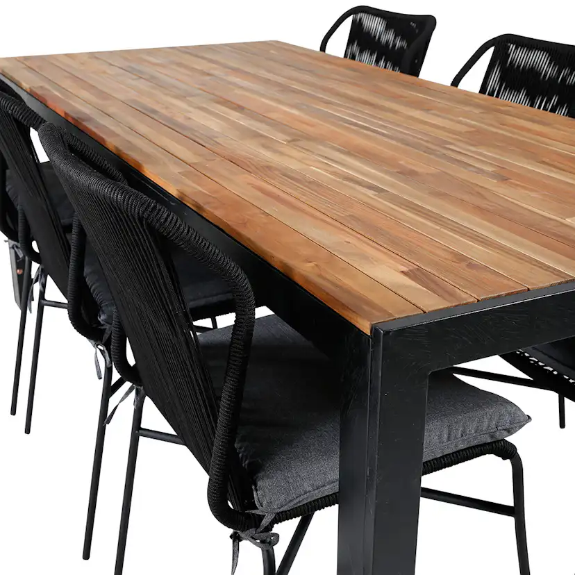 Matgrupp Venture Home Bois med 6 Julle Stolar