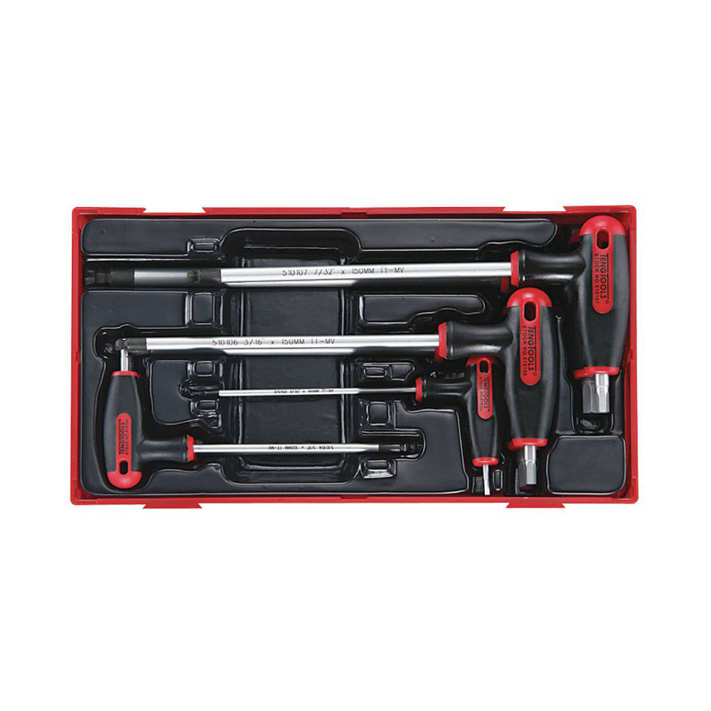 Sexkantnyckelsats 7 delar Teng Tools TTHEX7AF