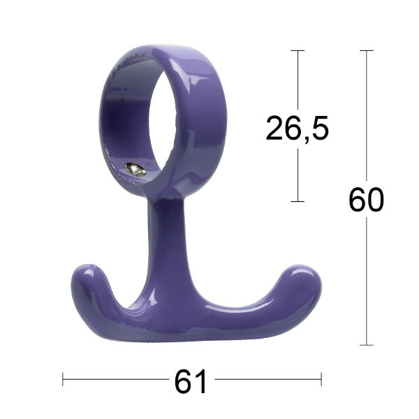 Hyllkrok Habo Iris 3-pack