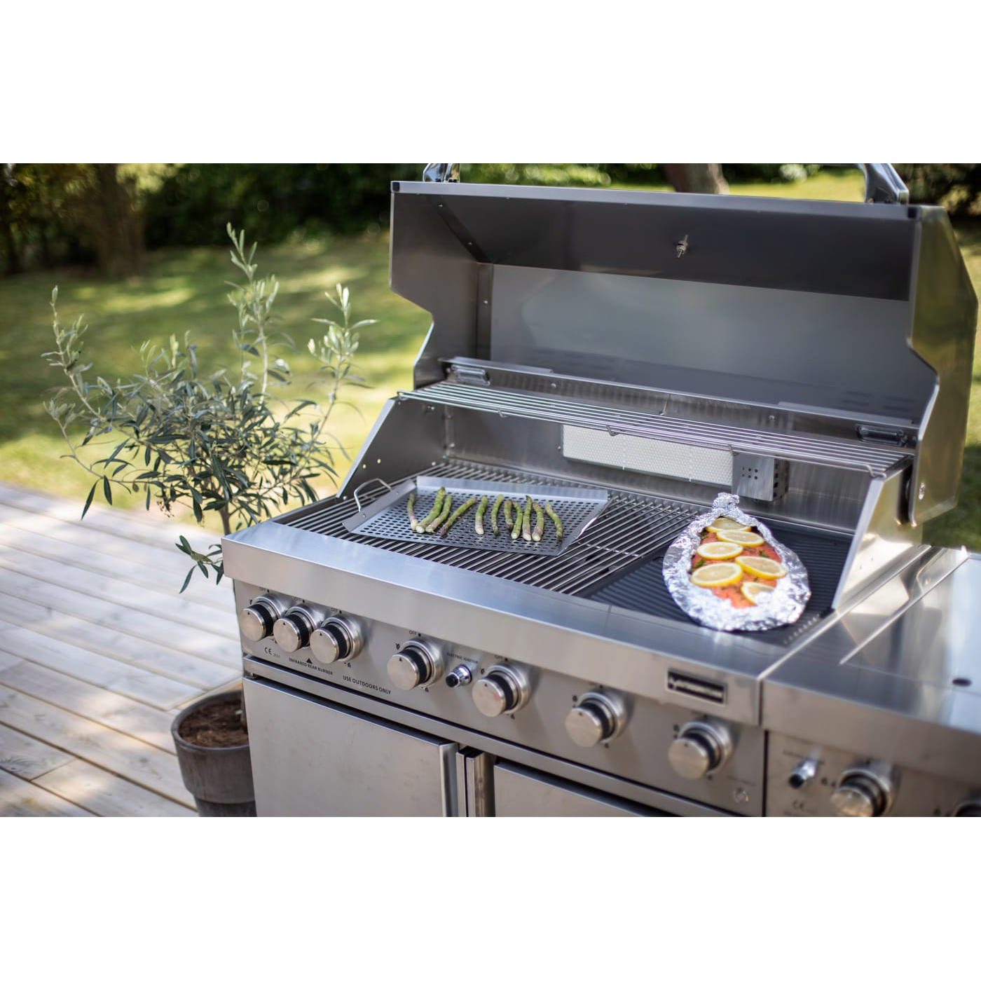 Fristående Gasolgrill Myoutdoorkitchen Classic Line Stainless 304SS med 6 Brännare