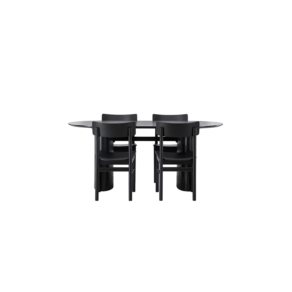 Matgrupp Venture Home Isolde med 4 st Montros stolar
