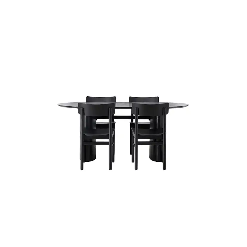 Matgrupp Venture Home Isolde med 4 st Montros stolar