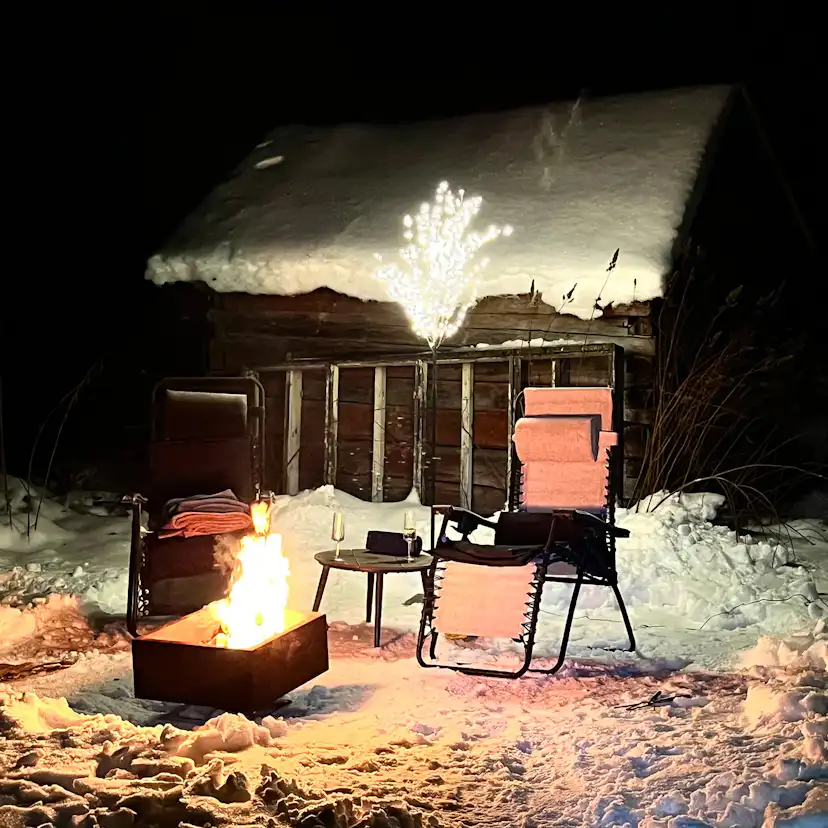 Eldstad Lyfco Cortenstål Kvadratisk