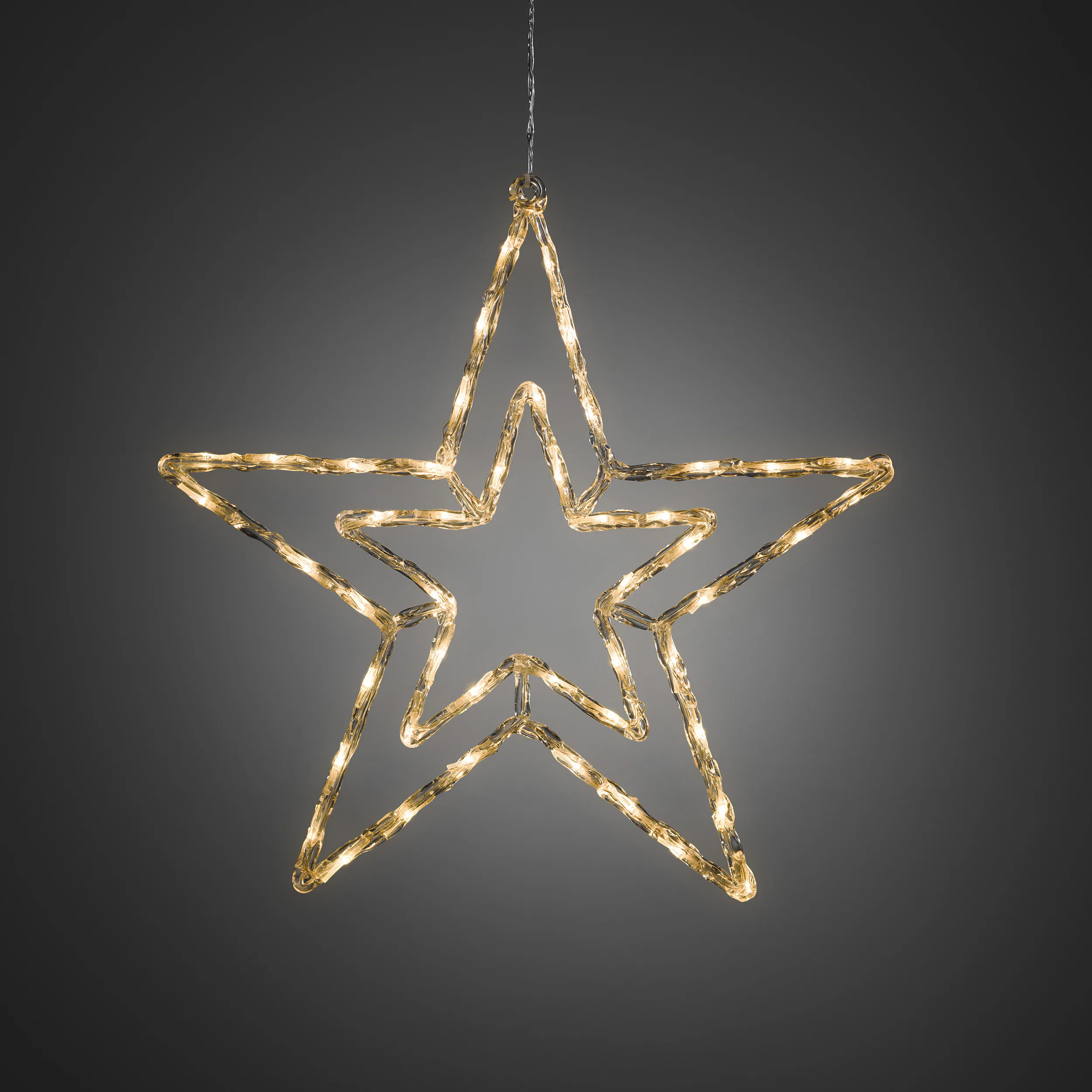Dekorationsbelysning Gnosjö Konstsmide Stjärna 58 cm LED Vit