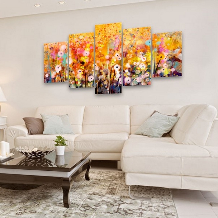 Tavla - Amber Garden 100x50 100x50 cm