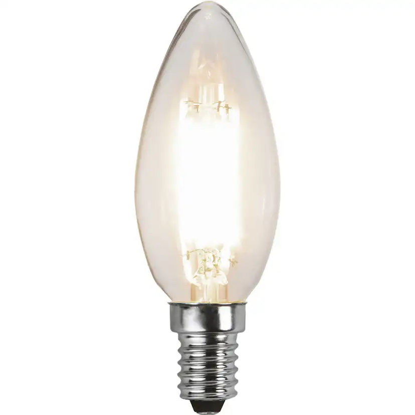 LED-lampa Star Trading E14 C35 Clear 3-step memory