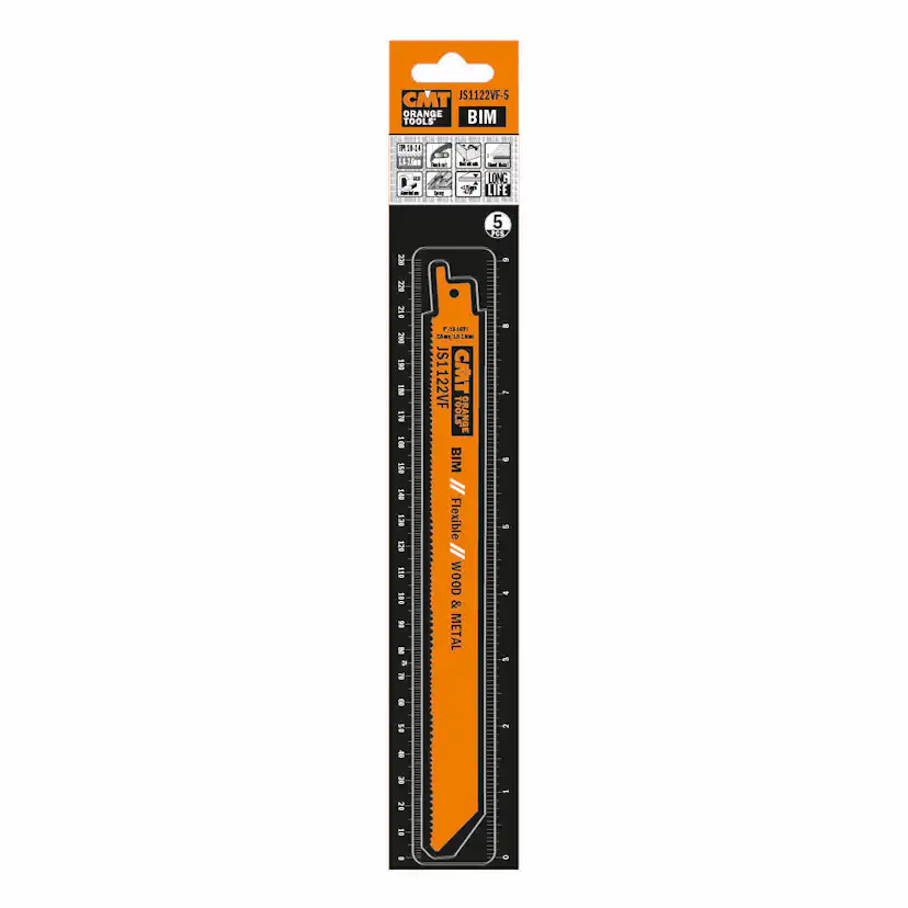 Tigersågblad CMT Orange Tools Trä/metall 225mm BIM Flex 5 st