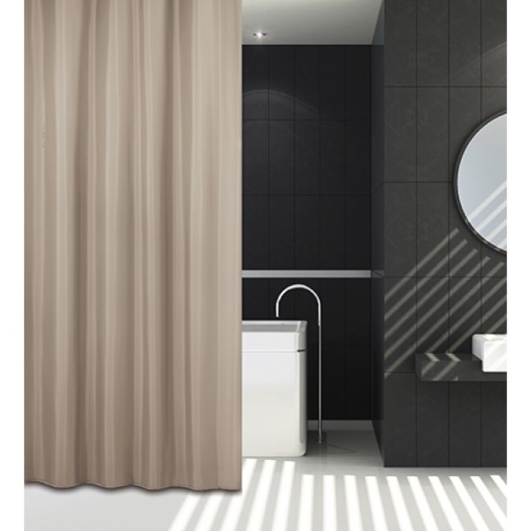 Duschy Pisla Duschdraperi Beige, Textil