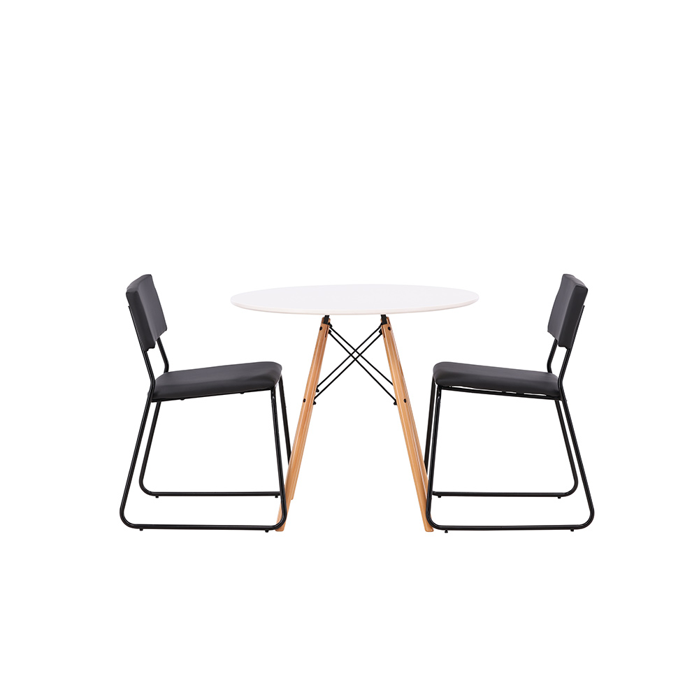 Matgrupp Venture Home Danburi Ø 60 cm med 2 Kenth Stolar