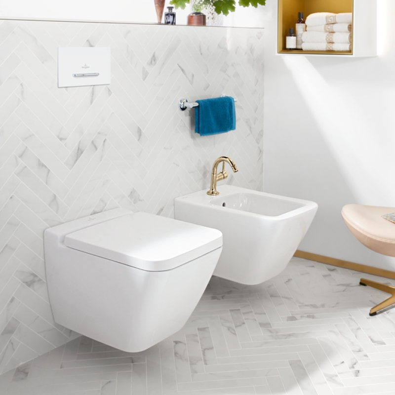 Bidé Villeroy & Boch Finion Väggmonterad