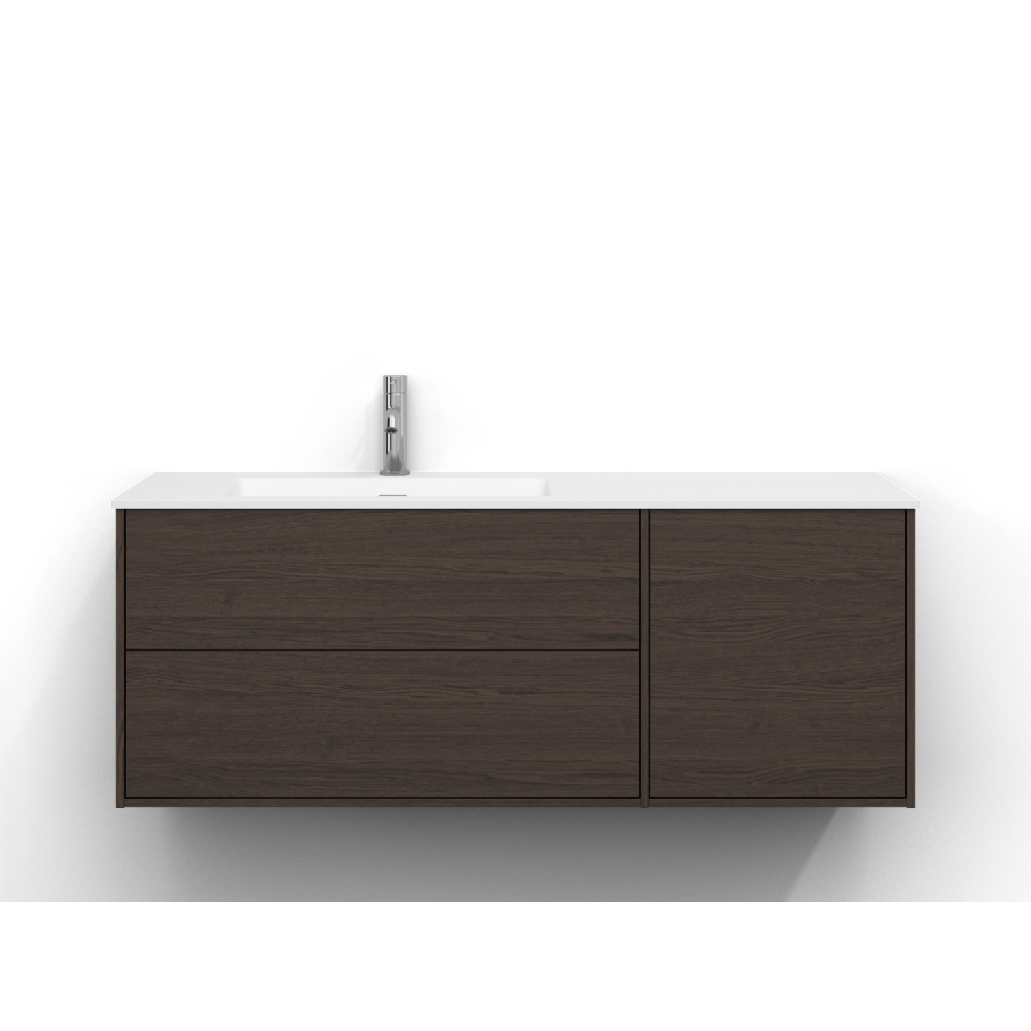 Tvättställsskåp Svedbergs Epos 120x45 med 2+1 Lådor