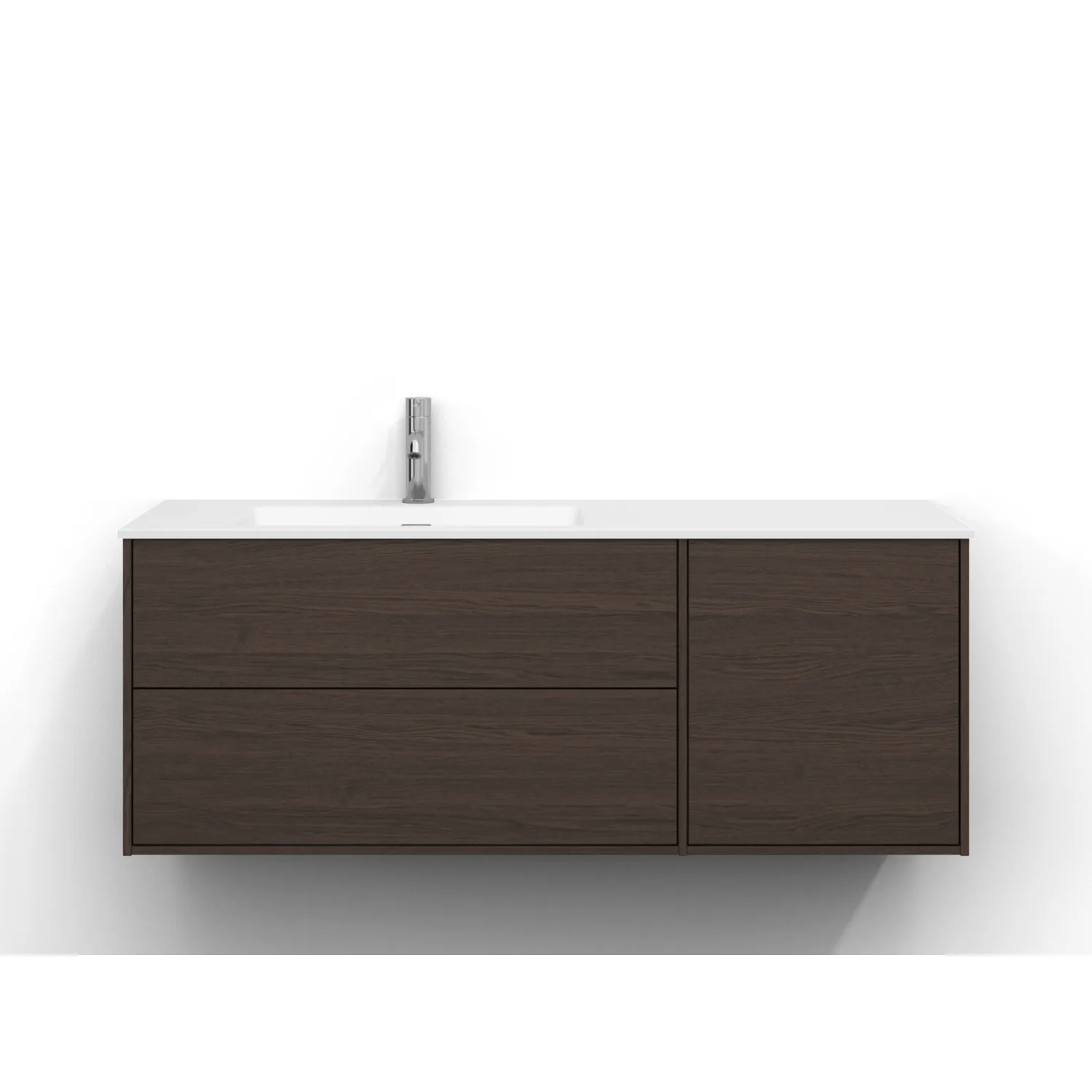 Tvättställsskåp Svedbergs Epos 120x45 med 2+1 Lådor
