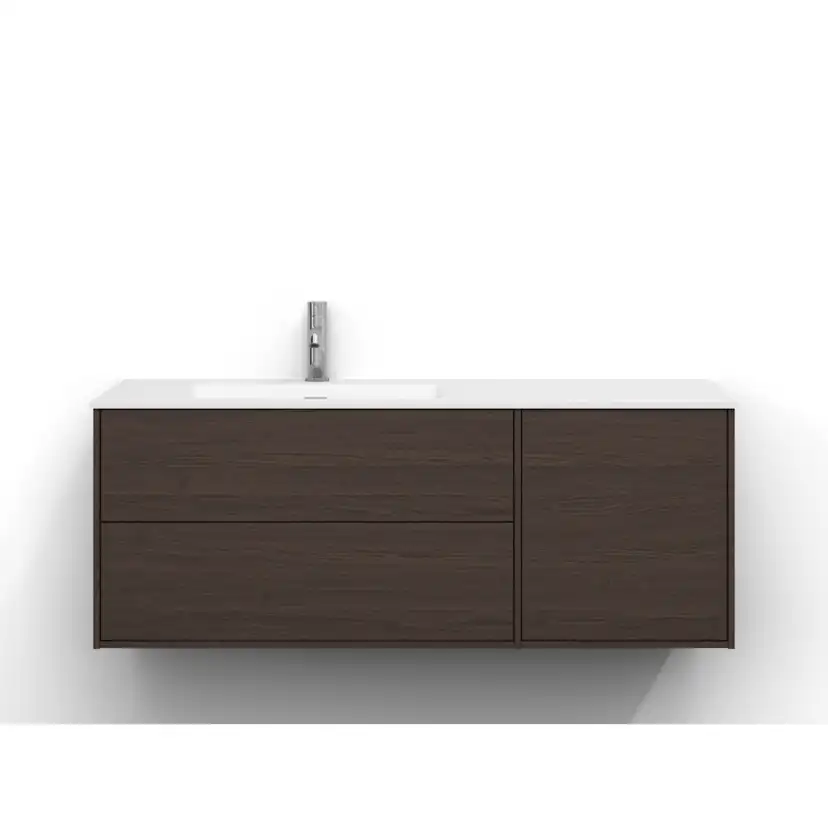 Tvättställsskåp Svedbergs Epos 120x45 med 2+1 Lådor