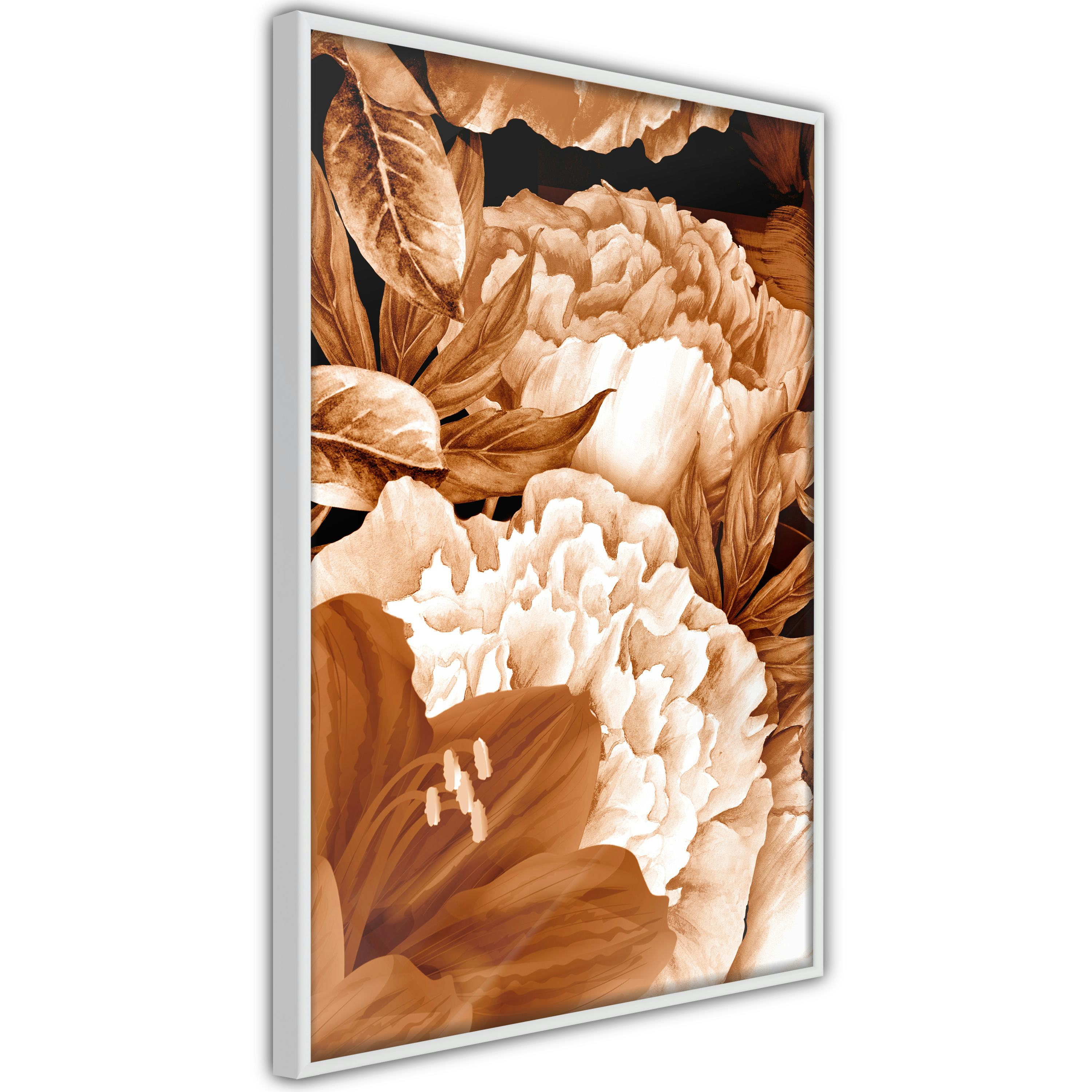 Poster Artgeist Affisch Lilies and Peonies