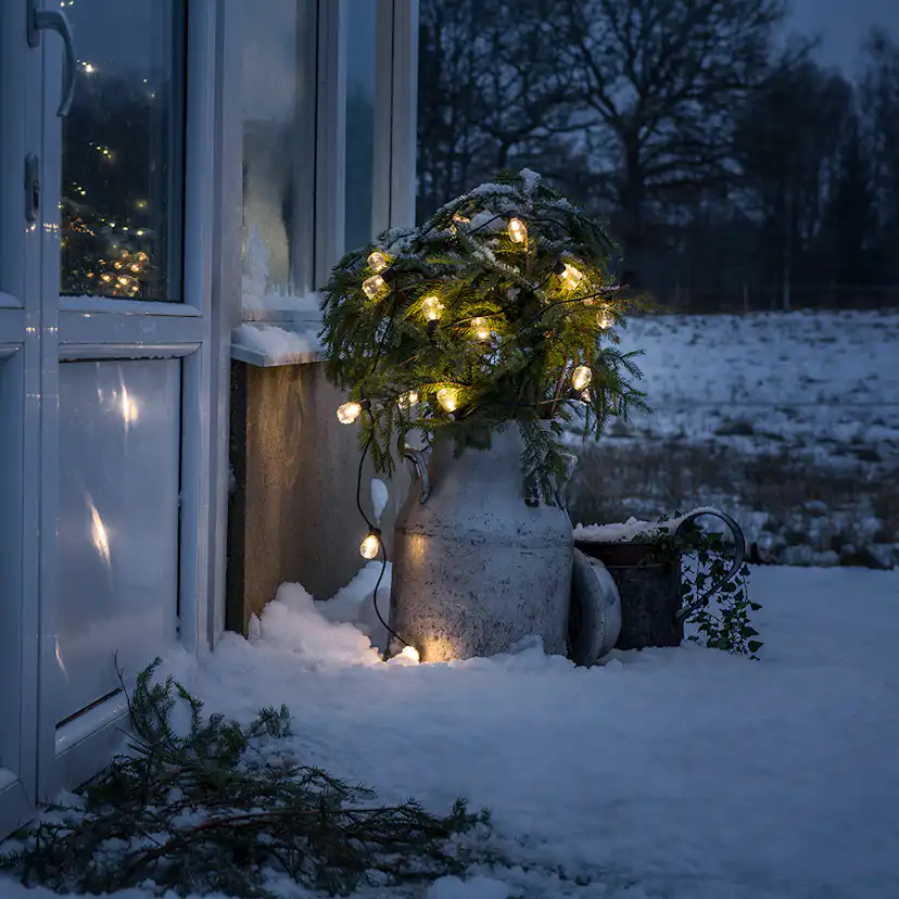 Ljusslinga från Gnosjö Konstsmide 20 st Ovala LED
