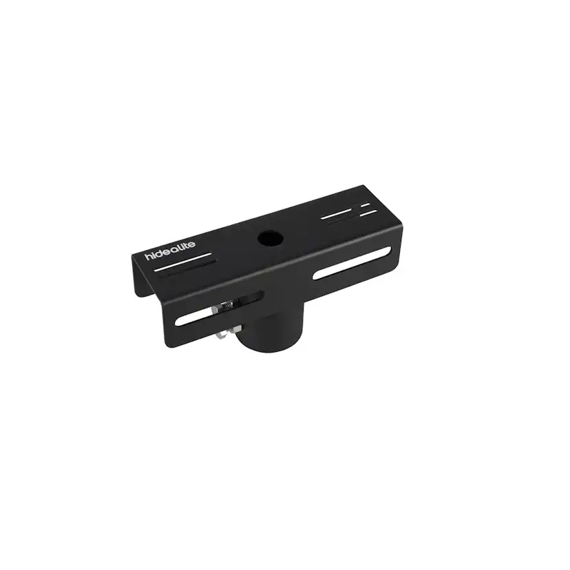 Stolptopp Hide-a-lite Linjär 1-2 Arm Svart